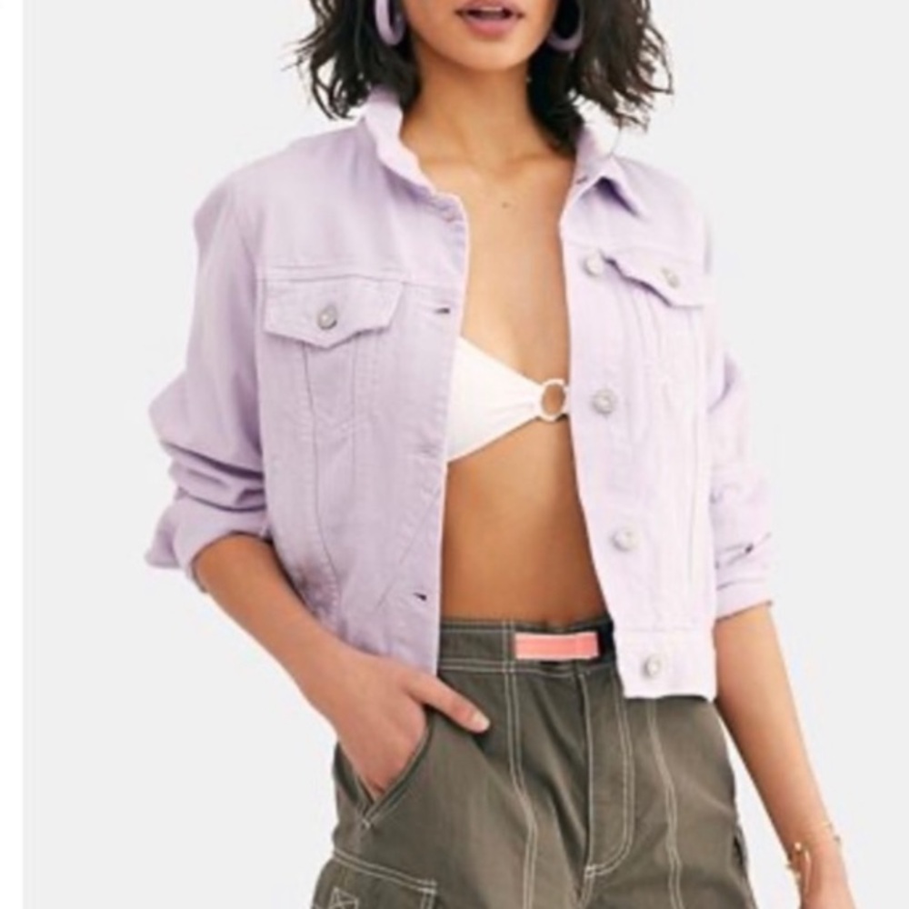 Free People Rumors Denim Jacket